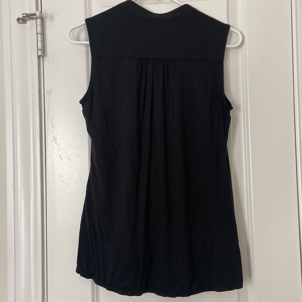Alfani - Sleeveless Drape Front Blouse - Picture 4 of 5